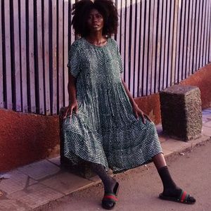Layer Dress in Bullfrog